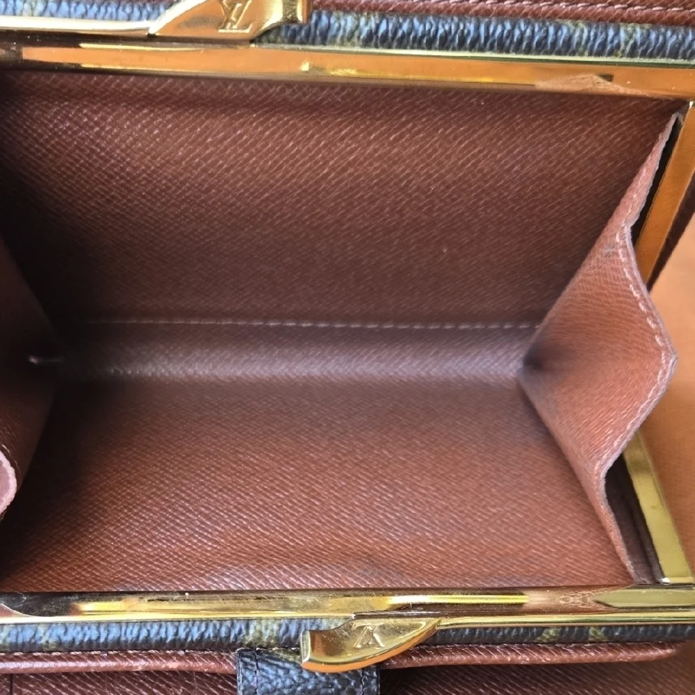 Louis Vuitton Brown Monogram Wallet Compact Design